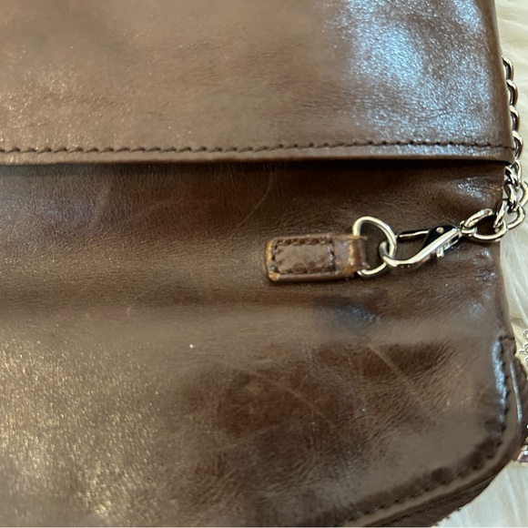 Hobo brown leather crossbody bag - Picture 10 of 16